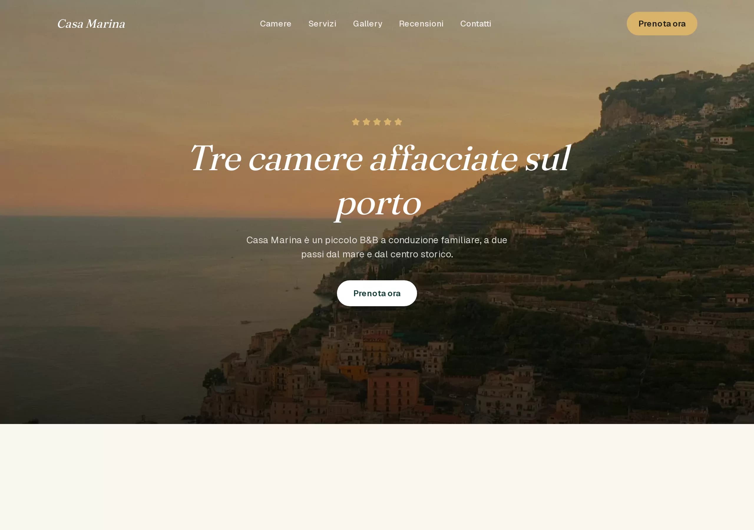 Il sito di Casa Marina